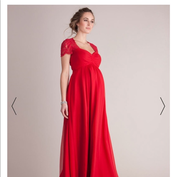 Maternity formal dress(long maternity gown)